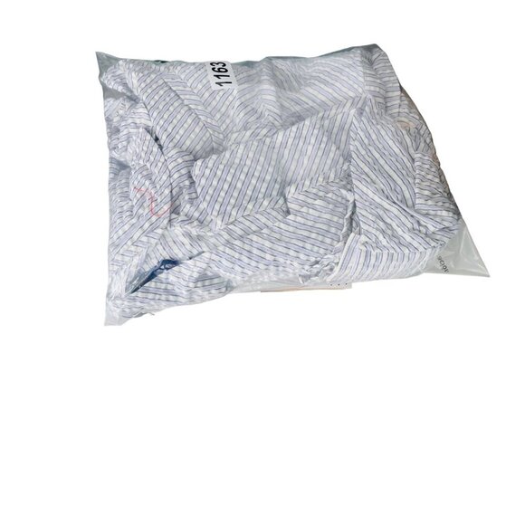 Odille Womens Blue & White Striped Ruffle Hem Button-Front Cotton Skirt Size 0 - Picture 5 of 5